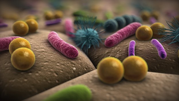 Various 3D Animated Microorganisms