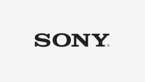 Sony logo in black
