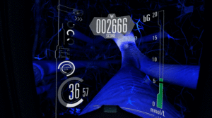 A gif from the Diabetes Voyager VR game