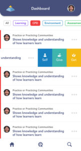 Lengo learning app dashboard screen grab