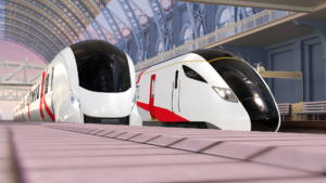 High Definition Close Up Of Train