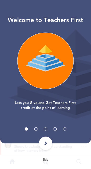 Lengo learning app welcome page teachers first