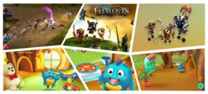Six Thumbnail Images Of Unity Games