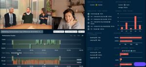 user interface of corporate training simulation designed by Mursion