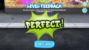 Perfect level achievement in the Biffa Waste Munchers game