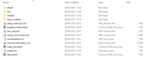 A screenshot of the windows file browser