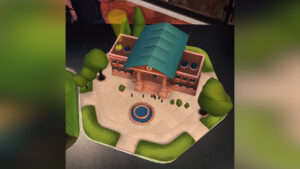 AR town hall on a real table